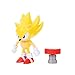 Sonic the Hedgehog 4-inch Super Sonic Action Figure with Red Spring Accessory. Ages 3+ (Officially licensed by Sega)