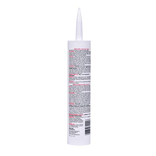 Oatey 30241 10 oz. Flexible Tub-N-Tile Caulk Blanco miniatura 3