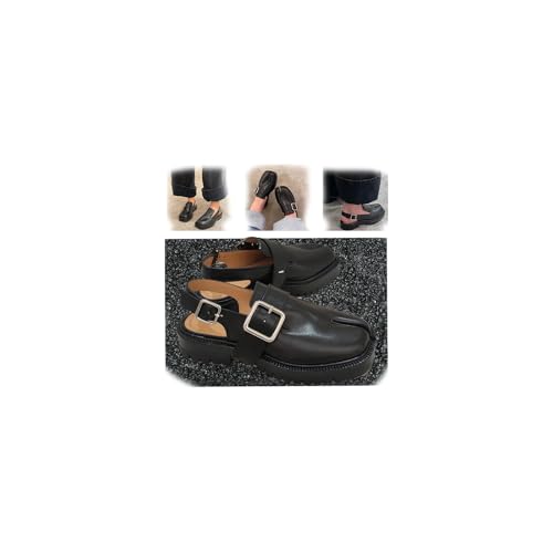 Women’s Retro Split Toe Sandals with Slingback Straps - Thick Sole, Non-Slip & Breathable for All Seasons - Stylish Casual Footwear for Beach & Daily Wear