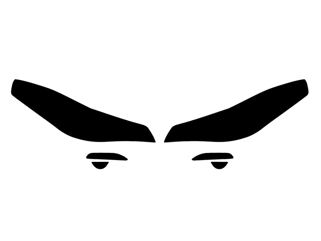 Rvinyl Headlight Tint Covers Compatible with Infiniti Q70 2015-2019 - Blackout Smoke