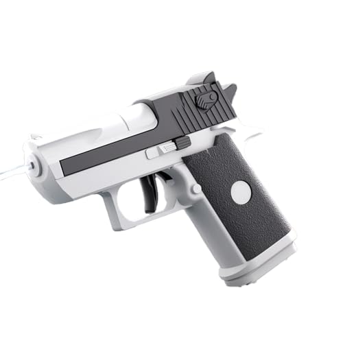 Mini Cute Colorful Water Gun with 22 Ft Super Long Range, Water Blaster Pistol Toy for Adults & Kids Summer Swimming Pool Beach Outdoor Activity. (Black)