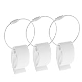 Milisten 3 Stück Pack Frisbeescheibenklemmen aus PE Kunststoff Kompakte Sportscheibenclips mit Haken Tragbarer Scheibenträger für Outdoor Spiele und Mannschaftssport