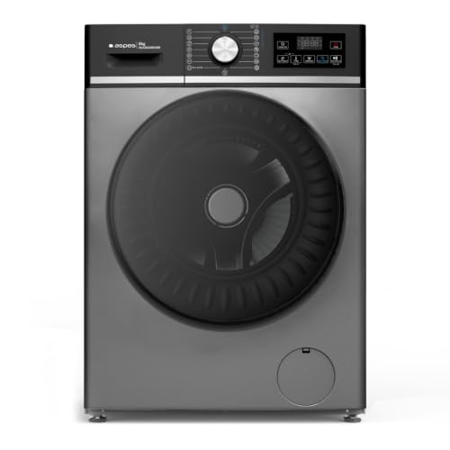 Aspes Lavadora 8 Kg Carga Frontal, Blanco, AL8202AIDVBX. 1200 rpm, Motor Inverter, 15 Programas, Eco-Logic System, Tambor Waterdrop, Clase de Eficiencia Energética A