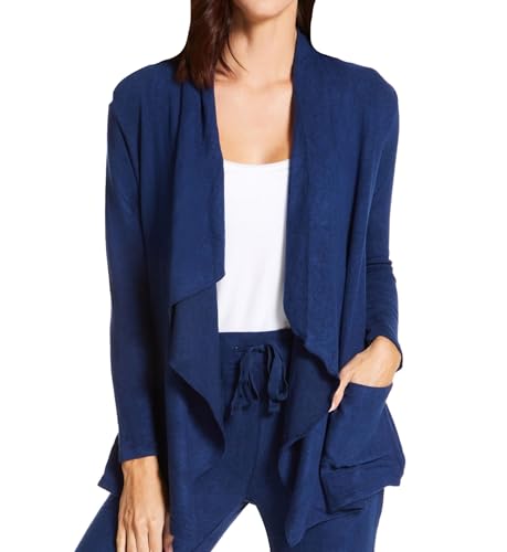 Image of LA CERA Women's Open Front Casual Long Sleeve Knit Classic Sweaters Comfortable Brushed Cascase Cardigan