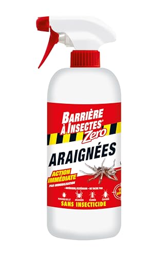 Barrière à Insectes Zero Insecticide, Spécial Araignées, Action Immédiate, Prêt à l'emploi - 1 L, nc