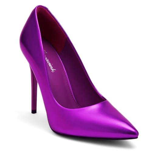 Image of Womens High Heels 4 Inch Closed Pointed Toe Pumps Stiletto Heels for Women Dress Sexy Wedding Pumps