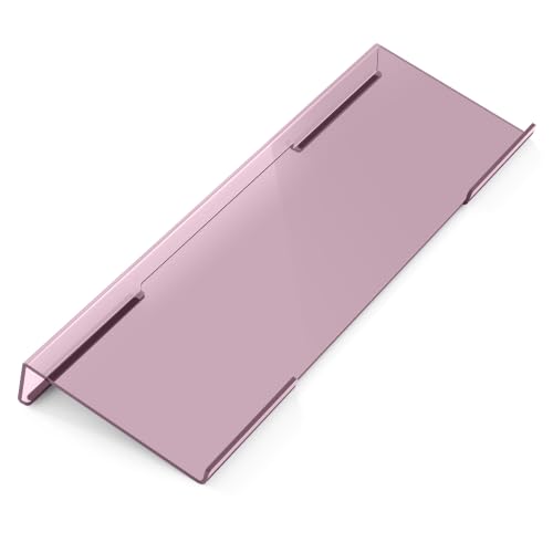Image of Computer Keyboard Wrist Rest Stand for Desktop(Rose Pink), Keyboard Riser | Ergonomic Acrylic Keyboard Holder, Keyboard Hand Rest, Pain Relief for Typing, Multiple Colors