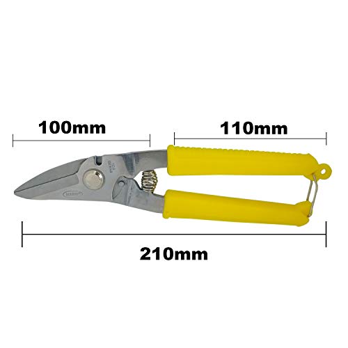 Image of Mario Scissors for Gardening /Purnning Work - 8.26 inch / 210 mm - Strong Cutting Scissors, Safe to Handel - Premium Stainless Steel Blade Scissors - MGS 701