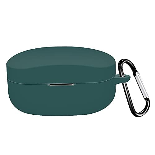 Image of Silicone case Compatible with Sony WF-1000XM4 Earbuds Cover, Soft, Shockproof (Fits only Sony WF-1000XM4 Earbuds case, ONLY Silicone Cover Included) (Dark Green)