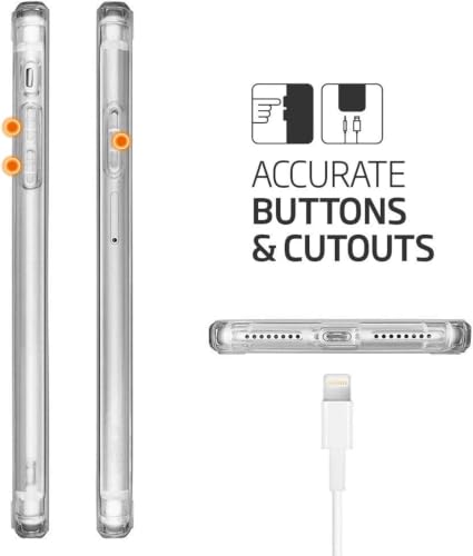 Image of DIZORO Crystal Clear Compatible with iPhone Xs Max Case with Anti-Yellow Shockproof Transparent Cover