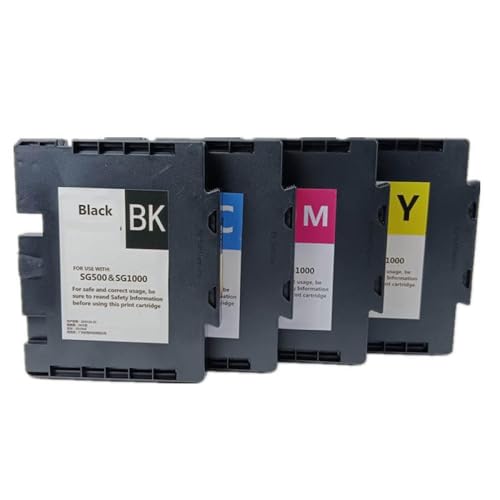 Cartouche sublimation SG500 SG1000 avec puce sans numéro de série 4 couleurs