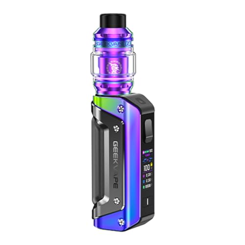 Geekvape Aegis solo 3 Kit 100W Aegis solo III mod e - cigarette Pack 5.5ml Z Sub - ohm 2021 en conserve Z Coil pack de cigarettes (une seule batterie externe 18650 n'est...