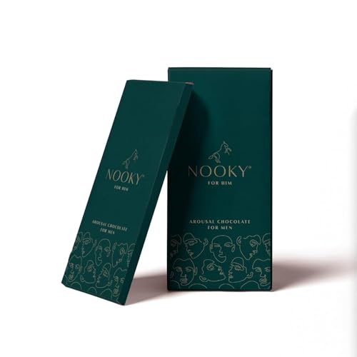 InstaEats Nooky Dark Chocolate for Him|Pack of 1 I Luxurious Dark Chocolate for Uplifting Mood, Gift for Man, Ideal for Him, Delight Mood Chocolate, Vegan and Gluten-free, 48 gram