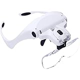 🔎Lupas profesionales para trabajos de cerca: las gafas de 1X a 2.5X son perfectas para leer, coser, hacer punto de cruz, tejer, bordar, etc. La lente de 3.5X es perfecta para trabajos cercanos como monedas, sellos, lupa de joyero, modelado, reloj reparación, pintura de detalle, manualidades, extensiones de pestañas, manicura, etc.