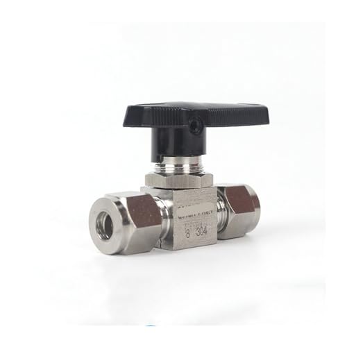 Válvula de bola de 6mm en acero inoxidable 304 para control preciso de gas 2
