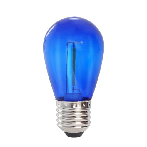 Ampoule LED basse tension 12V LightsOn Deco E27 bleue à intensité variable lot de 5