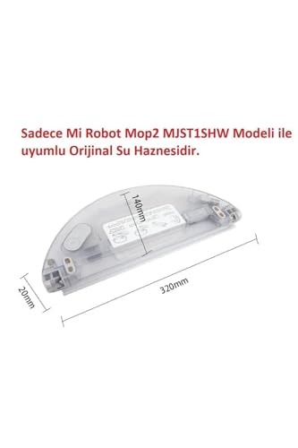 Mi Robot Mop 2 Mjst1Shw ve Lite modelleri için su haznesi
