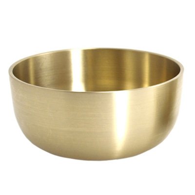 Japanese 4.2"D Meditation Buddhist Butsudan Brass Bowl Bell/Made in Japan