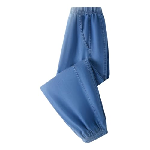 Boys Jeans Baggy Wide Leg Solid Denim Long Pants Kids Boys Casual Sport Solid Elastic Waist Vintage Bottom Kids Outfits2