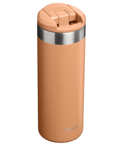 Image of Stanley AeroLight Transit Bottle 16 oz | Locking Drink Through Lid | Leak Resistant Water Bottle or Coffee Travel Mug | Lightweight Insulated Stainless Steel | BPA-Free | Toast