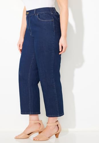 Catherines Women's Plus Size Petite Right Fit Curvy Crop Jean3
