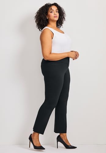 Women's Plus Size Super Stretch Straight Leg Pant3