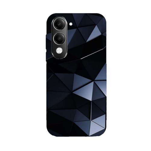 Image of Crepes Pattern|Mix Colours | 3D Designs |Black Marble Designer Printed Hard Matt Finish Mobile Case Back Cover for Vivo T4 Lite 5G /iQOO Z10 Lite 5G /Vivo Y19 5G /Vivo Y19E