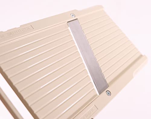Benriner Mandoline Jumbo Slicer, Japanese Stainless Steel Blade, Beige