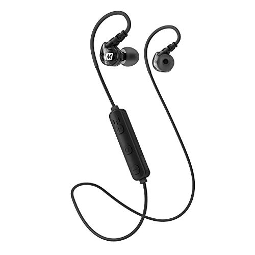 MEE audio X6 Stereo Bluetooth Wireless Sports in-Ear Headphones with Headset, Black