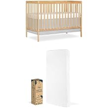 Bundle of Dream On Me Synergy 5-in-1 Convertible Crib & Baby Fairy Dust 5 Full Size Crib Mattress | Greenguard Gold Certified, Adjustable Height, Washable Cover, Firm Support for Infants & Toddlers