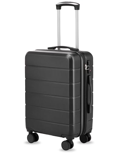 5 Best Luggage for Cobblestone Streets: Durable, Lightweight, and Spinner-Wheel Options 6 YOETEY Carry On Luggage 22x14x9 Airline Approved with Spinner Wheels, Expandable Hardside Suitcase, Black
