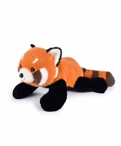 Histoire D’Ours - Grande Peluche Panda Roux 42 cm Allongé – Collection Sierra Le Panda - Doudou Bébé Ultra Doux – Compagnon Tendre et Réconfortant...