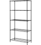 ニトリ(NITORI) スチールラック CUSTOM 幅85cm 4段 ブラック NITORI 8791485