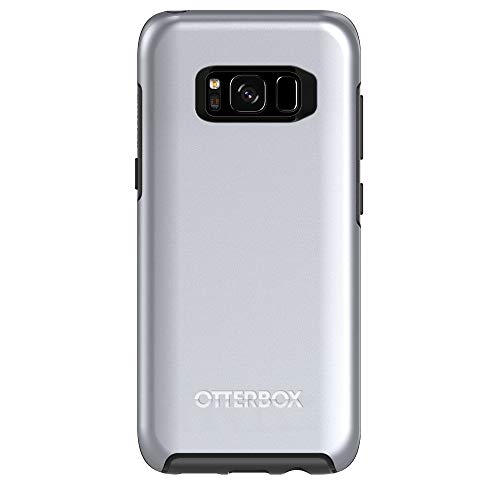 OTTERBOX Symmetry Series for Samsung Galaxy S8 - Retail Packaging - Titanium Silver (Black/Platinium Metallic Graphic)