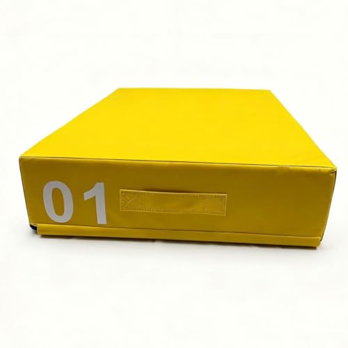 Plyometric jump box Boîte à Sauter Pliométrique En Mousse Pour Enfants 4 En 1 15/25/35/45cm Hauteur Réglable Pour Entraînement De Squat, Boîte De Sauts Pour Salle De(Size:75x55x15cm,Color:Jaune)