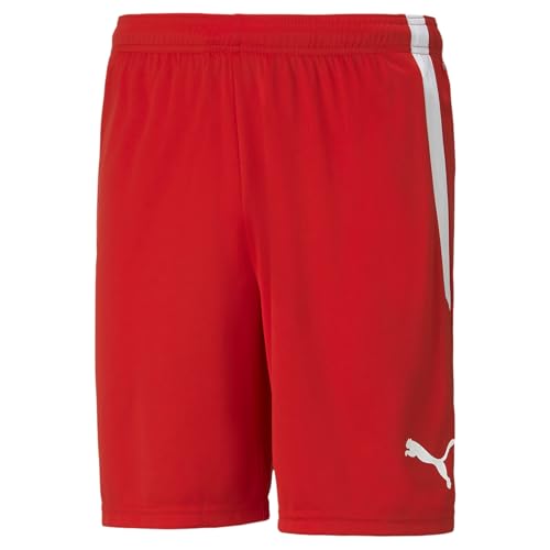 PUMA Teamliga Shorts Pantalones Cortos, Red Blanco, 3XL Grande Hombres