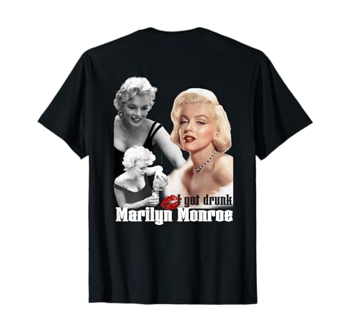 Marilyn Monroe_023_Back Printed t-shirt, Preto, S