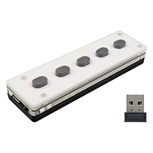 Clavier de jeu programmable sans fil : optimisez vos macros sur 5 touches double mode USB - 2