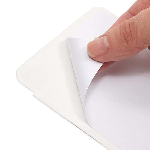 BEST PAPER GREETINGS White Library Card Set of 100 - Library Cards, Book Pockets, 3 x 5 Inches