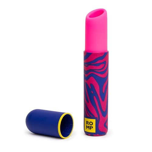 ROMP Lippenstift Klitoris-Saugspielzeug - Diskreter Mini-Klitoris-Stimulator - Tragbares Nippel-Saugspielzeug - Sauger Sexspielzeug für Erwachsene - Wiederaufladbar & wasserdicht - Pink