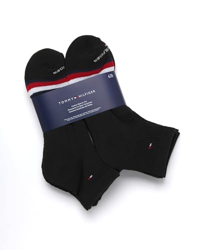 Tommy Hilfiger Mens Quarter Socks - 6 Pack Cushioned Athletic Ankle - Breathable Sports Socks (Size 7-12)3