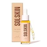 SOLSKIN Tanning Drops for Face & Body Custom Glow with Hyaluronic Acid & Papaya, Mix into Skin Care or Moisturiser for Gradual Fake Tan, Dermatologist-Tested for Sensitive Skin, Vegan, 25ml