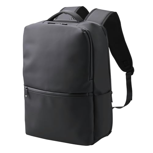 エレコム バックパック リュックサック スクエア ～15.6インチ 撥水加工...