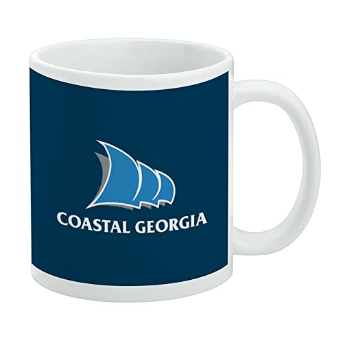 College of Coastal Georgia Primary Logo Ceramic Coffee Mug, 11oz, White