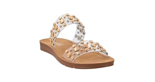 Corkys Footwear Women's Double Take Two Strap Sandal - Stylish, Comfortable, Versatile Summer Footwear, Perfect for Casual & Dressy Outfits, Lightweight3