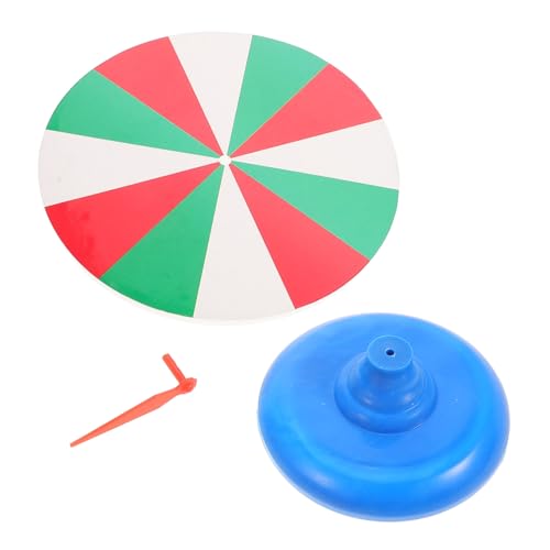 BESPORTBLE Educational Turntable Game Blocks Rotating Wheel for Classroom Activities