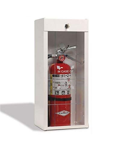 Amerex B500, 5lb ABC Dry Chemical Class A B C Fire Extinguisher With Surface Mount Cabinet (B500 w/ 916 Surface Mount Cabinet)