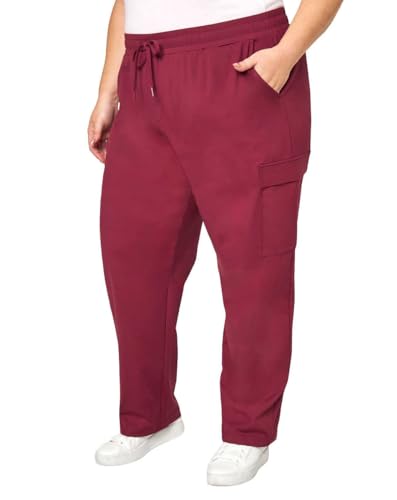 Mondetta Ladies' Straight Leg Cargo Pant (Medium, Tibetan Red)4