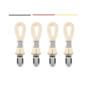 My Leisure Shop Beige & Silber Geschirrtuchhalter 4er Set