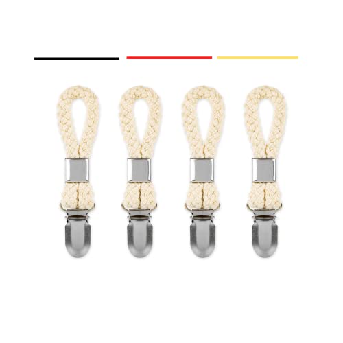 My Leisure Shop Beige & Silber Geschirrtuchhalter 4er Set